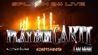 PLAYBOI CARTI LIVE  SPLASH FESTIVAL 2024 opium [upl. by Hooke]