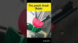 DIY stand for pen pencil brush 😀shorts cardboardcraft diy trending flowers [upl. by Nivrac]