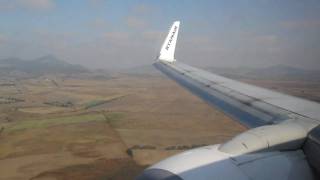 Landing in Alghero Sardinia on Ryanair [upl. by Jennica443]