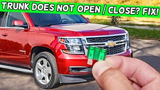 Why Trunk Liftage Does Not Open Close Chevrolet Tahoe Chevy Suburban 2014 2015 2016 2017 2018 2019 [upl. by Rebmak]