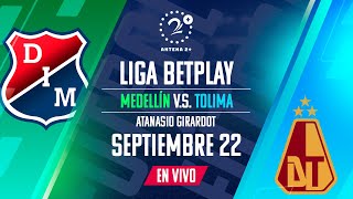 MEDELLÍN VS TOLIMA  EN VIVO  LIGA BEYPLAY [upl. by Valiant]