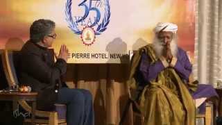 Ancient Wisdom in Modern Times  Deepak Chopra and Sadhguru moderated by Ms Chandrika Tandon [upl. by Atinniuq]