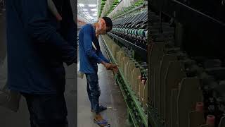 PICING IN RING FRAME MACHINESpinning MillShort Video [upl. by Analim]