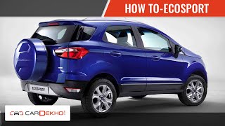 How To Adjust Seats In Ecosport  CarDekhocom [upl. by Keelia]