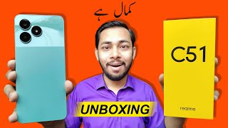 Exclusive Unboxing  Realme C51 unboxing in pakistan with review  realme c51 price in pakistan [upl. by Thad722]