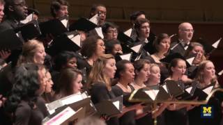 UM Chamber Choir Performs quotThree Motetsquot by Charles Villiers Stanford [upl. by Beaumont805]