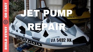 How to Replace Sea Doo Jet Pump Wear Ring  Worst Case Scenario [upl. by Irrahs]