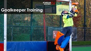 Field Hockey Goalkeeper Training Drills [upl. by Ahsied]