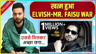 Elvish Yadav ENDS Fight With MrFaisu Praises Him REACT On KatariaAdnan In BB OTT 3 Exclusive [upl. by Notyal]