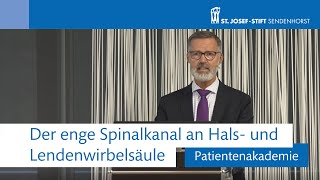 Der enge Spinalkanal an Hals und Lendenwirbelsäule [upl. by Inilahs508]