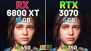 RX 6800 XT vs RTX 3070  Test in 12 Games in 2024 [upl. by Dal]