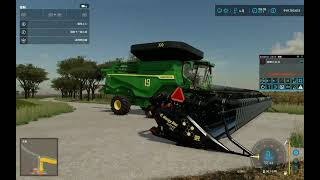 FS22  AIVE  John Deere X9 1100 amp Honey Bee AirFLEX Harvester  Western Australia [upl. by Afnin]