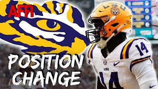 LSU 5Star TE Moving To WR  Will He Unlock Tigers Offense [upl. by Annoyk]