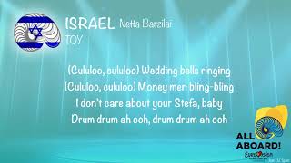 Netta  Toy Israel Karaoke Version [upl. by Reinhold446]