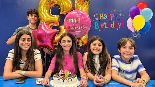 Heidis 13th Birthday Party Cake Fun Games and Challenges [upl. by Dione]