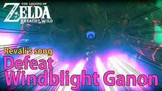 EX Champion Revalis Song  How to defeat Windblight Ganon [upl. by Shantha]