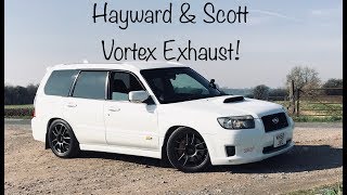 Subaru Forester STI JDM 2005  Hayward and Scott Decat And Afterburner Vortex Exhaust  Clip 2 [upl. by Frederic646]