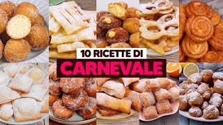 10 dolci di Carnevale facili e super golosi ricette classiche e idee originali da non perdere [upl. by Alakcim676]