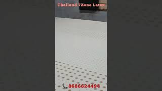 Natural Latex foam Mattresse manufacturing Thailand 7 zone natural latex latex youtubechannel [upl. by Anwad152]