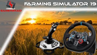 FARMING SIMULATOR 2019 WHEEL  JOYSTICK SETUP HOW TO GUIDE [upl. by Hendrix]