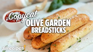 How to Make Copycat Olive Garden Breadsticks WithMe  At Home Recipes  Allrecipescom [upl. by Myrvyn274]