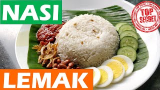 Resepi Nasi Lemak Nassers Kitchen  Rahsia dan Tips 2023 [upl. by Holub49]