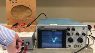 Sound Waves with an Oscilloscope  Teacher Demos [upl. by Ahtis]