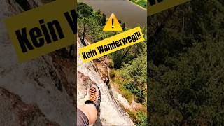 ⚠️ KEIN Wanderweg  Die Rahmhanke Sächsische Schweiz shorts bergsteigen elbsandsteingebirge [upl. by Anerehs738]