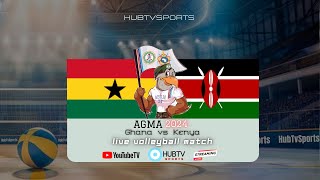 AMGA 2024 VOLLEYBALL TOURNAMENT  GHANA vs KENYA [upl. by Anetsirk]