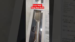 Coles FREE Smeg Meat Knife 15cm coles smeg free melbourne [upl. by Roth]