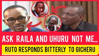 DRAMARUTO VS GICHERUMANZUASK RAILA AND UHURU THOSE QUESTIONS NOT ME MY FRIEND [upl. by Hannus345]