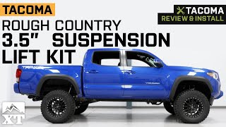 20052023 Tacoma Rough Country 35quot Suspension Lift Kit Review amp Install [upl. by Dianna]