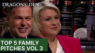 Top 5 Family Pitches  Vol3  COMPILATION  Dragons Den [upl. by Linskey]