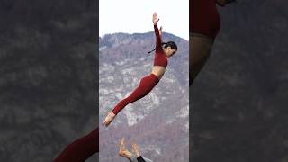 Acrobats in slow motion 😍 slowmotion acrobats acrobatics shorts viralvideos [upl. by Kline]