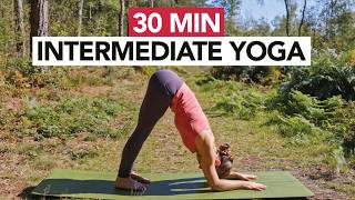 30 Min Intermediate Yoga Flow to Improve Strength amp Flexibility [upl. by Merilyn]