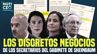 Los negocios de los secretarios de Sheinbaum  La desbandada en la SCJN [upl. by Rriocard]