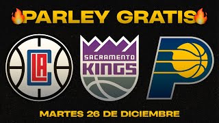 🔥 PRONOSTICOS NBA PARA HOY 26122023 🔥 PARLEY GRATIS 🏀🔥 [upl. by Yrennalf566]