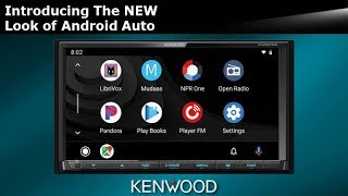 Introducing The NEW Look of Android Auto  KENWOOD DNR876S [upl. by Htrag791]