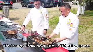 Electric Grilling VS Charcoal Grilling [upl. by Odrareve704]