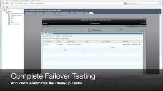 Zerto Disaster Recovery Failover with VMwares vCloud Director [upl. by Enitsyrk735]