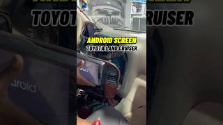 ANDROID SCREEN FOR TOYOTA LAND CRUISERToyota LandCruiser Android AutoInnovation SmartScreen [upl. by Eigla]