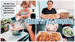 AMISHMENNONITE STYLE COOKING  COOK WITH ME  Lynette Yoder [upl. by Hollister]