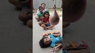 Water balloon chopping game  lazy lad shortsvideo funny youtubeshorts trendingshortsfunnyvideo [upl. by Tedi744]