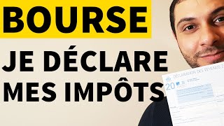 Comment déclarer ses gains boursiers aux impôts  fiscalité compte titre [upl. by Born482]