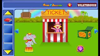 Rescue The Baby From Circus Lion Walkthrough  Games2Jolly [upl. by Raddy]