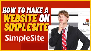 Simplesite Tutorial  How to Make a Website on Simplesite Step by Step for Beginners [upl. by Ellehc]