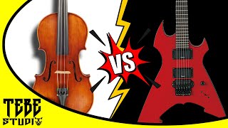 Violin VS Guitar  Canon in D Major [upl. by Julina]