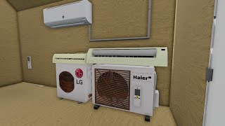 Roblox Look old Air Conditioner in a Garage [upl. by Bianca]