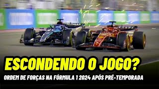 ORDEM DE FORÇAS NA F1 2024 REAÇÕES DE PILOTOS E EQUIPES SOBRE PRÉTEMPORADA FÓRMULA 1 2024 [upl. by Jerome]