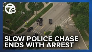 Police chase ends in Washtenaw County [upl. by Ihdin]